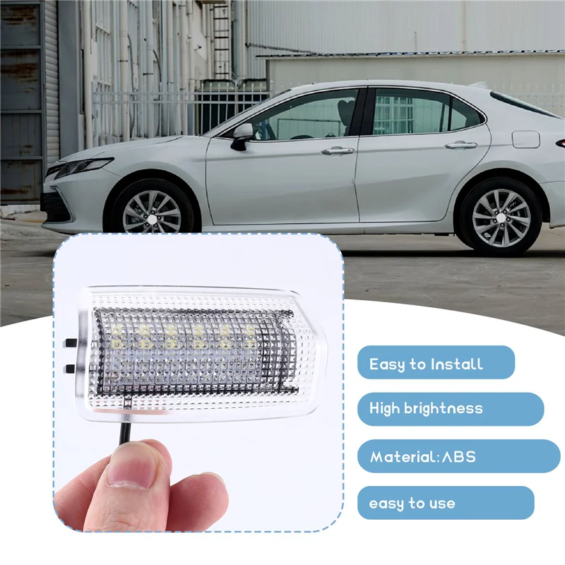 

L39A-2Pcs For Toyota Land Cruiser 200 Series 150 Series Prado MK4 J150 Lexus ES240 IS250 LED Courtesy Door Light Bulb White