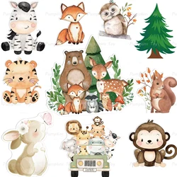 Safari Animal Board Decor para Festa de Aniversário, Baby Shower, Safari Suprimentos, Jungle Party Decorações, 12 