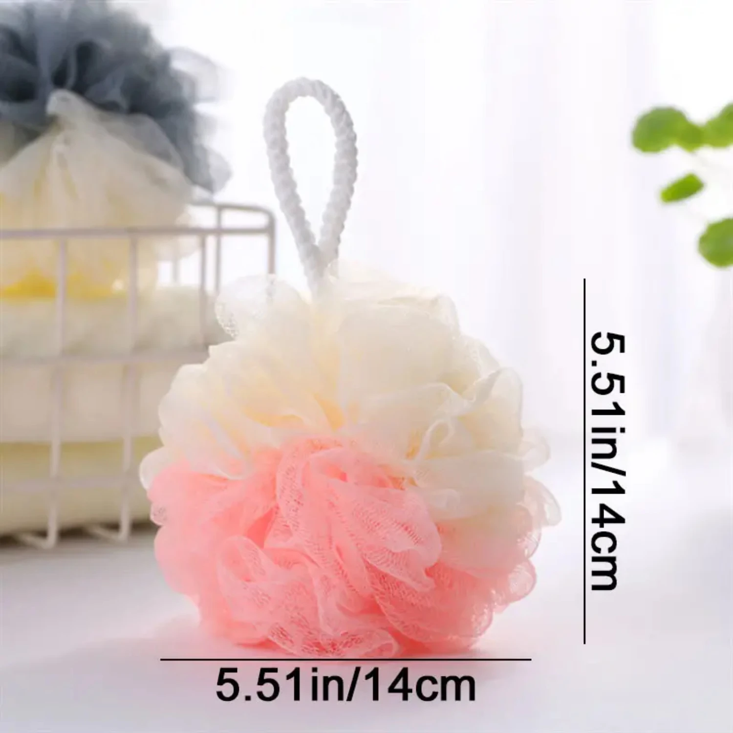 1pc Random Color Bath Ball