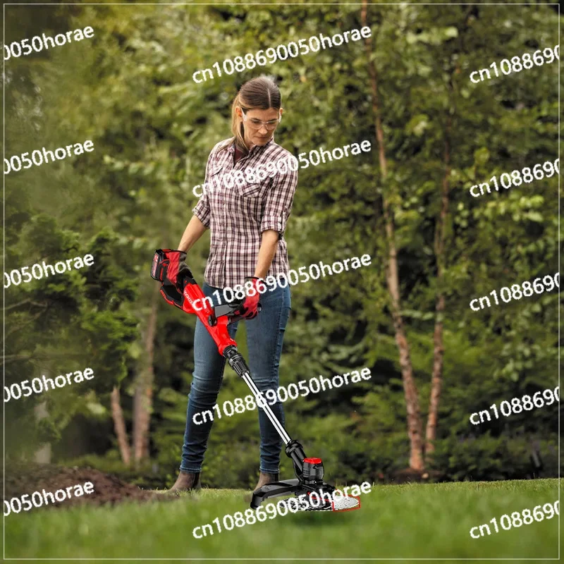 Handheld electric lawn mower, garden trimmer, rechargeable lithium battery