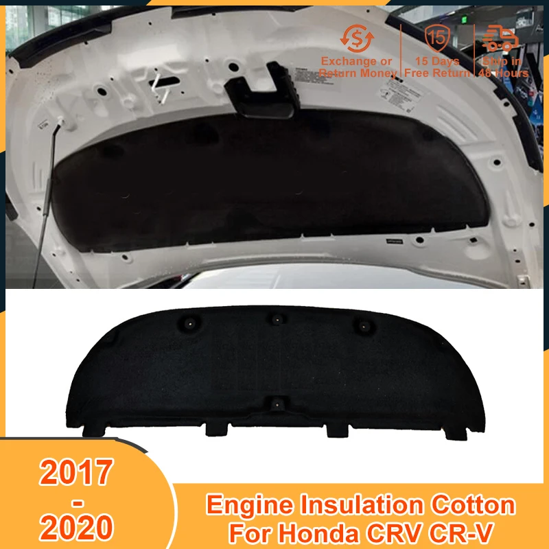 

2017-2020 Heat Soundproof Insulation Cotton Pad for Honda CRV CR-V 2017 2018 2019 2020 Accessories Firewall Sound Cover