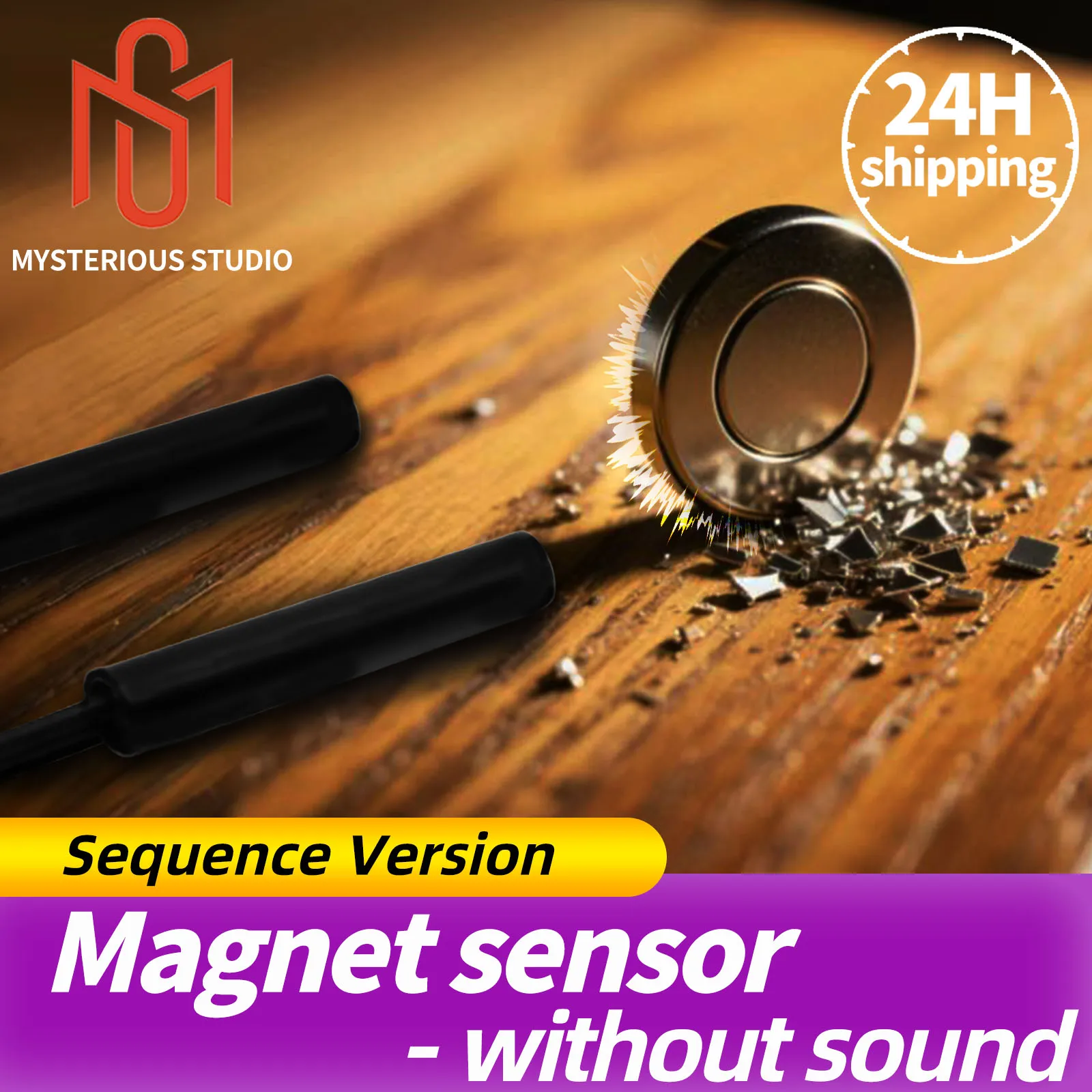 Mysterious Studio  Escape Room Props Magnet Sensors Switch Put Magnetic Close to the Sensors in a Correct Sequence to Unlock
