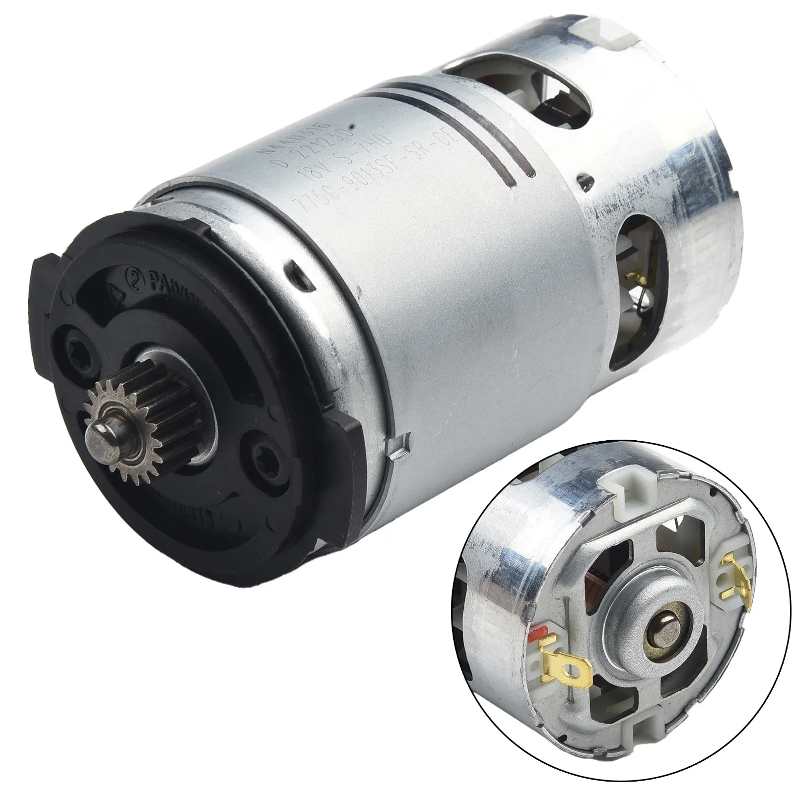 

5555555555555555555555555DC 18V Metal Motor N376649 18 Teeth For DCD776 Cordless Drill Screw Driver Power Tool Accessories