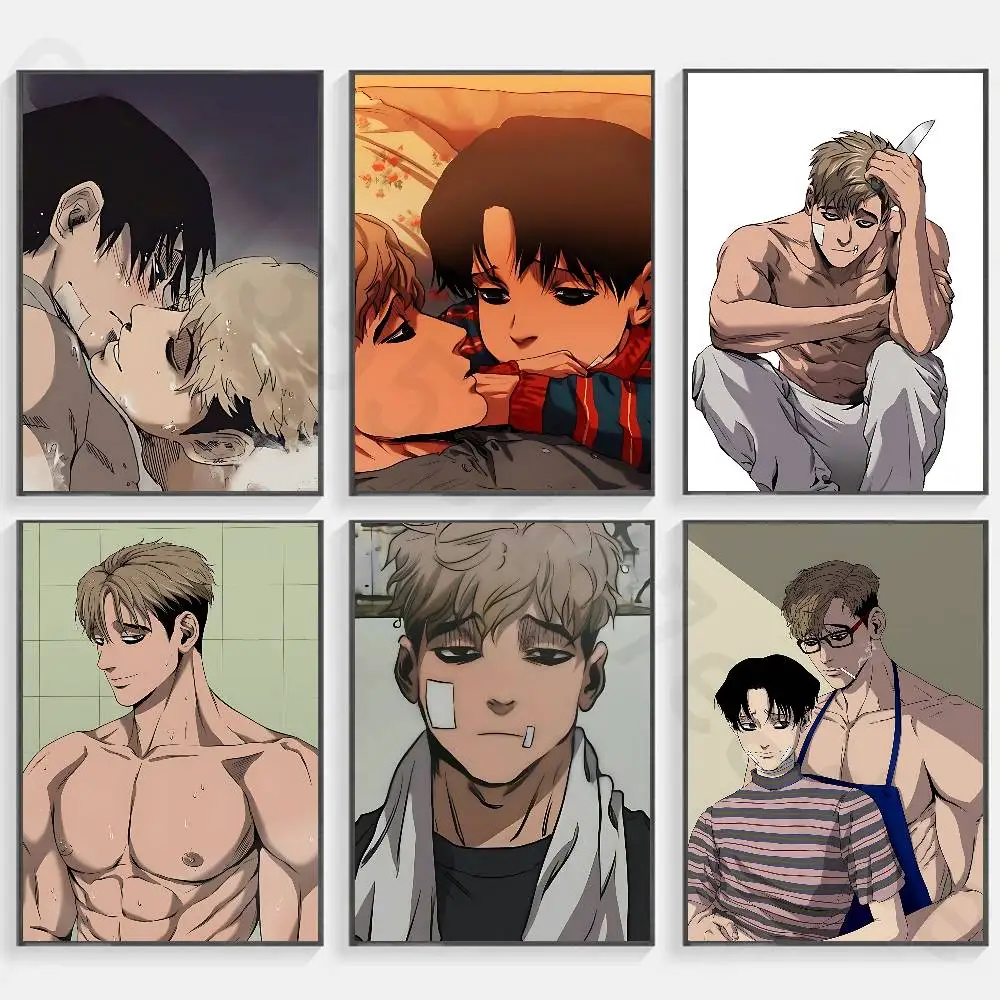 Killing Stalking  Poster Fancy Poster Wall Sticker for Living Room Bar Vintage Decorative Painting