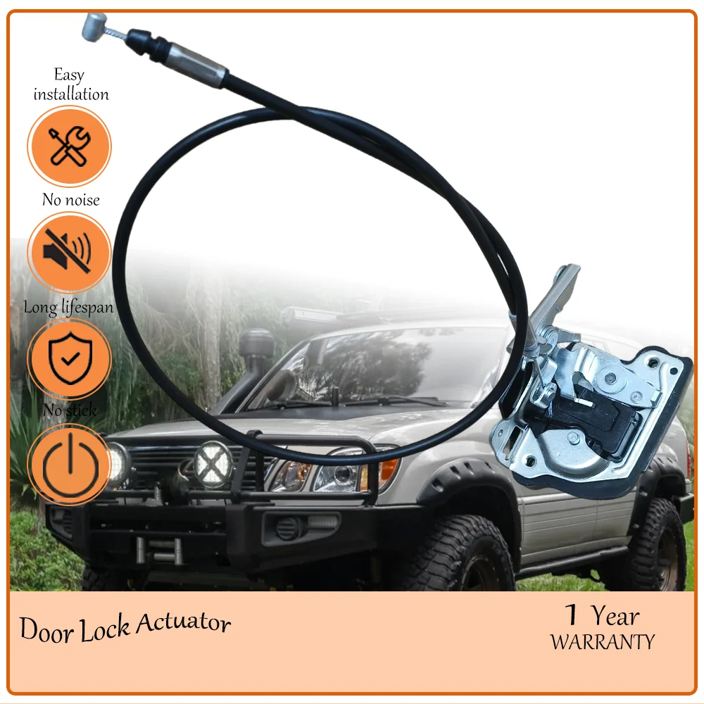 

Left-Side Rear Tailgate Lock Latch, shock-resistant built to suit 1998-2007 LX470 and Land Cruiser,oem 69390-60040,6939060040