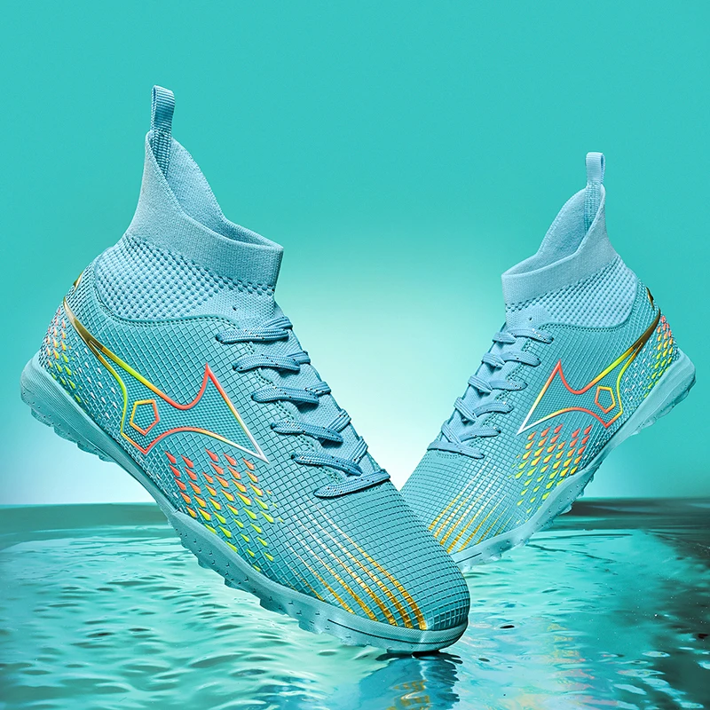 

High Quality Men Football Shoes Indoor Fast Professional Football Field Boots Training Non-Slip Soccer Shoes Comfortable Sneaker