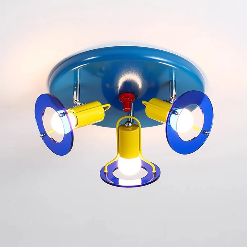 

Second-Hand Ins Colored Ceiling Lamps For Children's Rooms, Fun Bedrooms, Bedside Studies, And Eye-Protecting Lamps For Children