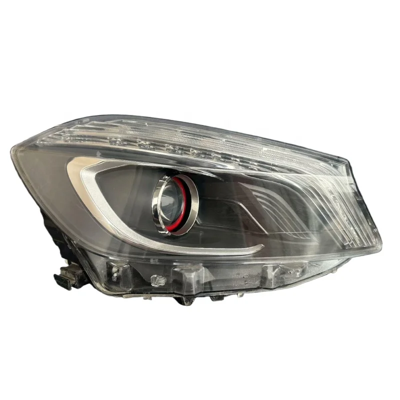 

For A-CLASS W176 A180 A200 A45 Red Eye Left+Right Headlights Headlamps for a Class Accessories