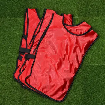 6 stks Fluorescerend Groen Voetbalvest Kinderen Ademend Hesjes Scrimmage Vest NIEUWE Voetbaltraining Vest Kleding voor Kind