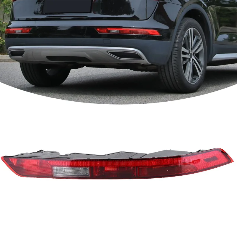 

For Audi Q5L 2018-2021 Rear Bumper Light 80A945069 80A945070 LED Reflector Brake Lamp Replacement Car Exterior Accessories