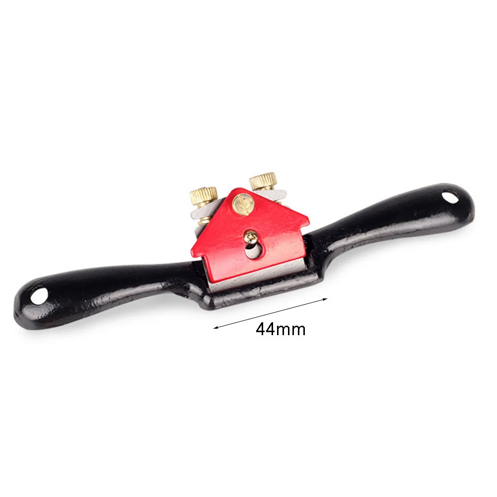 Woodworking Plane Planer Steel Adjustable Deburring Hand Planer Pocket Plane Spokeshave Wood Cutting Bottom Edge Tool