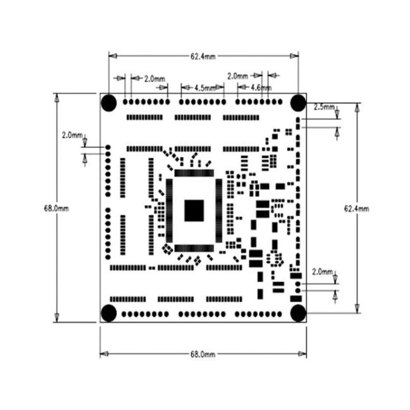 Conmutador GIGABit de 8 puertos, conmutador Ethernet de 5 puertos, módulo integrado DC 5V 12V 1A-3A en interruptor Ethernet Industrial, 10/100/1000M