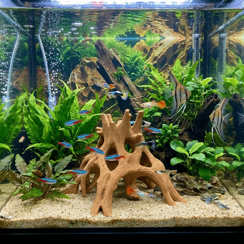 Ağaç Gövdesi Balık ve Karidesl - Aquarium Fish Unique incelemesi ve fiyatı