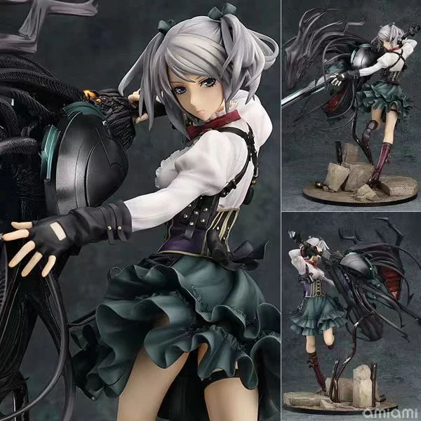 PVC Pintado Figuras de God Eater Ciel Alencon, Anime Modelo Collectible Brinquedos, Desktop Ornaments em Estoque, 100% Original, 1/8 Escala, Em estoque