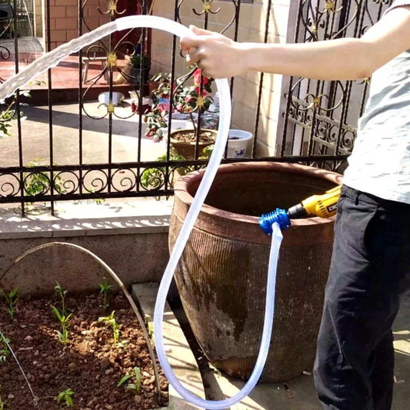 Bomba de agua eléctrica autocebante para taladro, bomba centrífuga de alta presión para hogar, jardín y embarcaciones