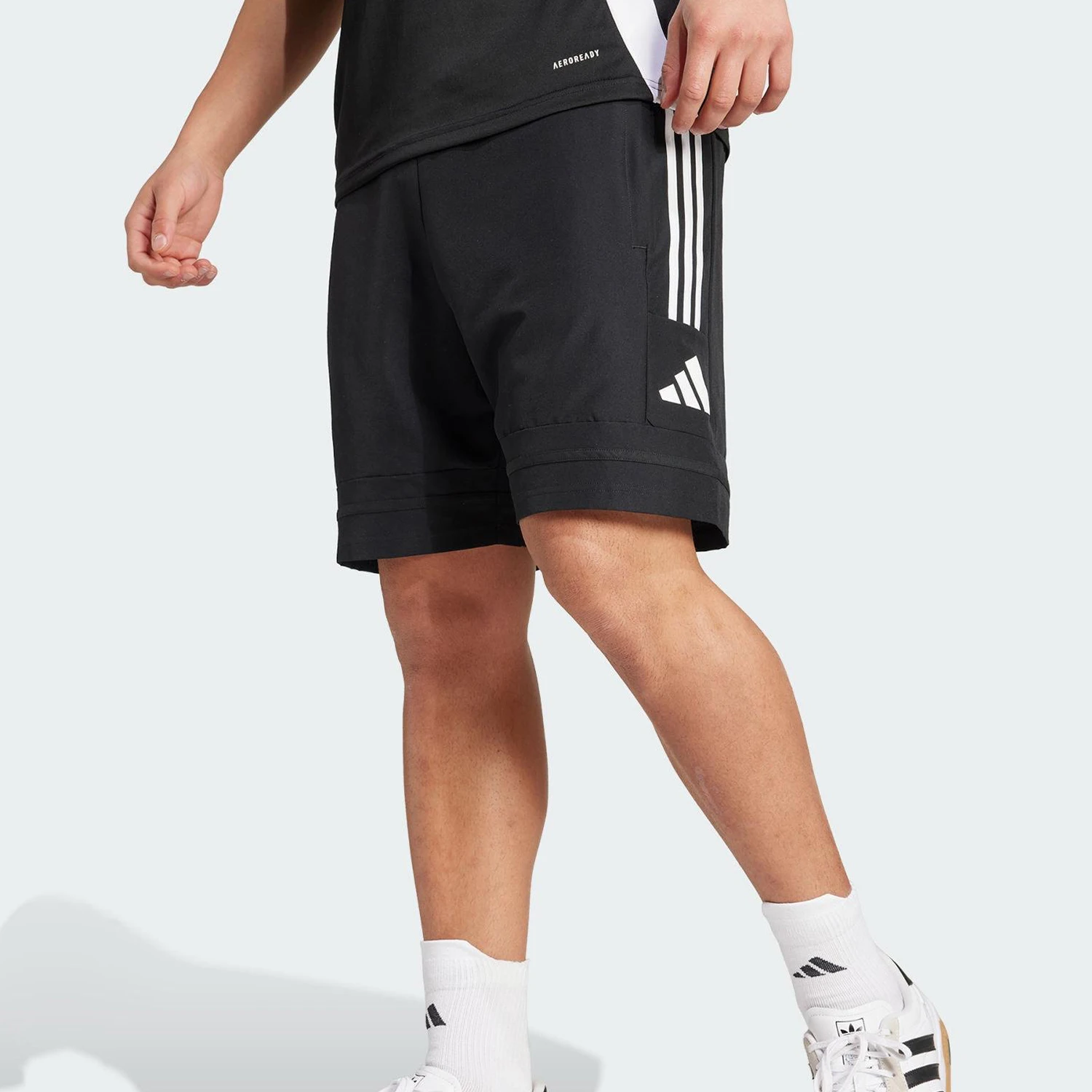 

Adidas genuine 2025 Summer Collection Men's Breathable Football Sports Shorts JL9553