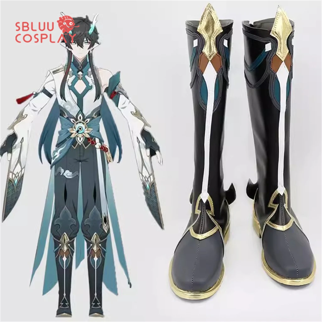 

SBluuCosplay Game Honkai Star Rail Dan Heng Cosplay Shoes Custom Made Boots