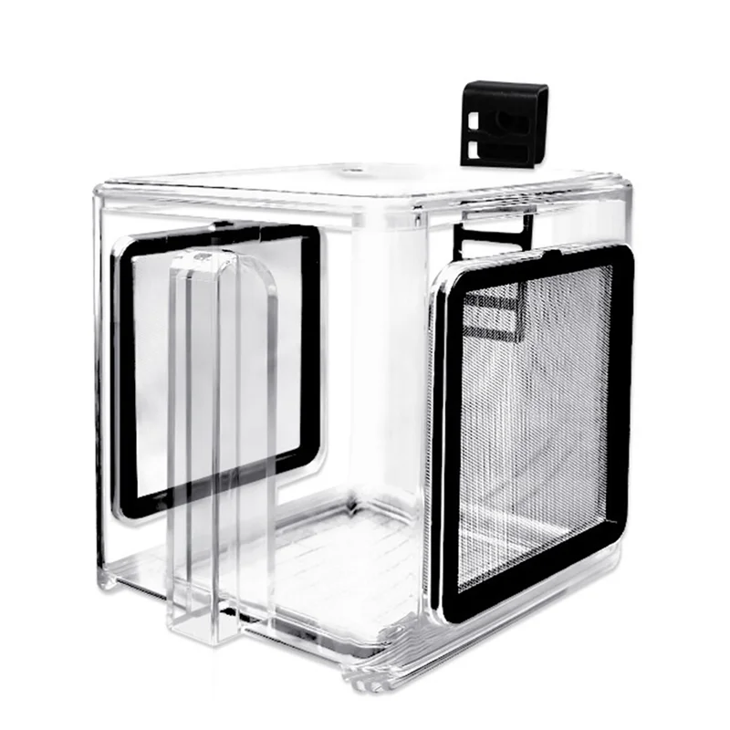 

ABUG-Aquarium Fish Tank Breeder Box Fish Breeding Box Isolation Box Tropical Fish Hatching Box