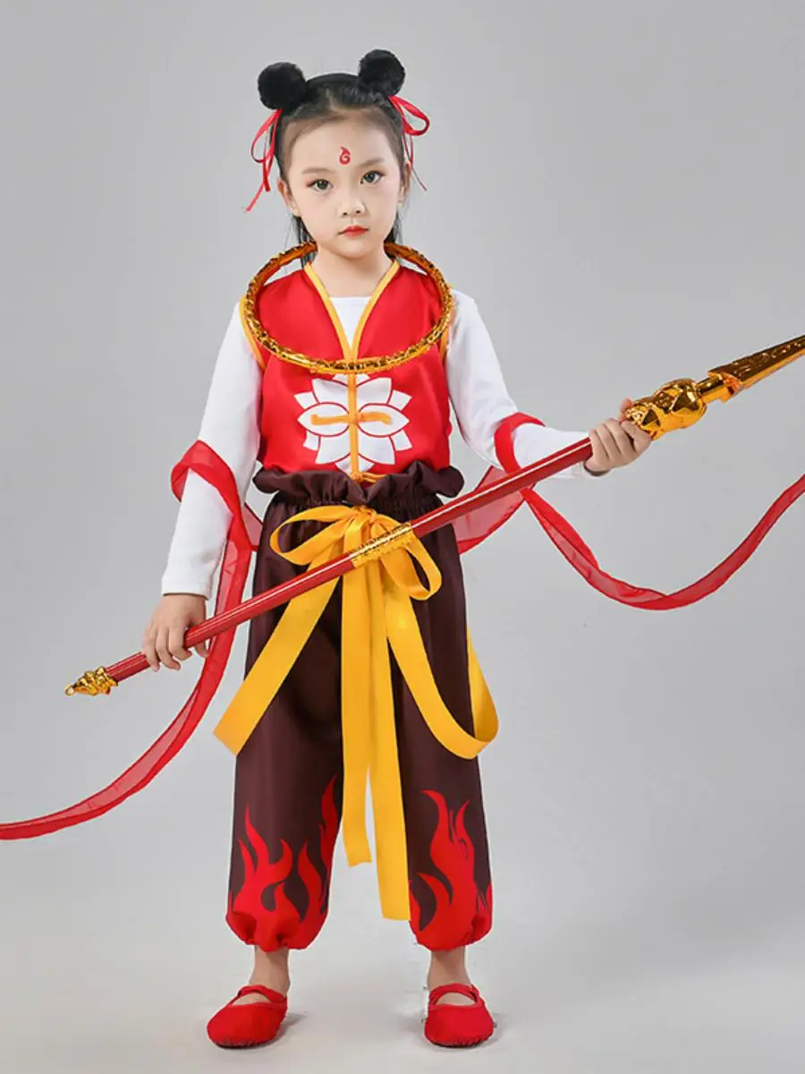 

Костюм Small Na Tze, наряд M Fem, одежда для выступлений на Хэллоуин, сценический костюм, традиционный китайский оперный костюм