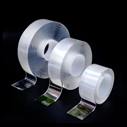 Wall Sticker Double Side Tape Waterproof Feature Self-Adhesive Tape Silicone for Bathroom Kitchen Accessories Tape 1M/2M/3M/5M