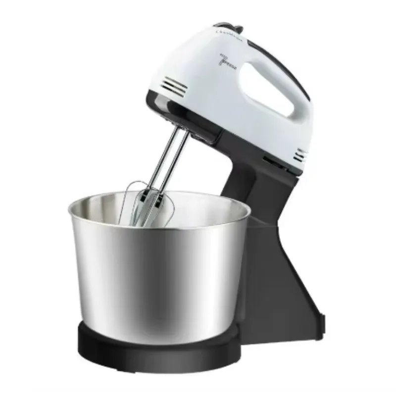 Multifunctionele Home Kitchen Desktop Eierklopper Variabele snelheid 7-speed Eierklopper Elektrische verticale mixer met kom