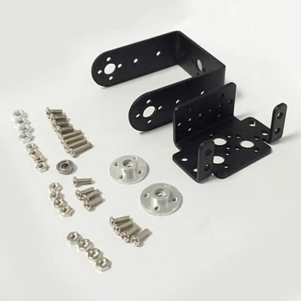 

MG996 Gear Servo Motor Bracket Gimbal with Hardware for Camera Image Recognition and Detection