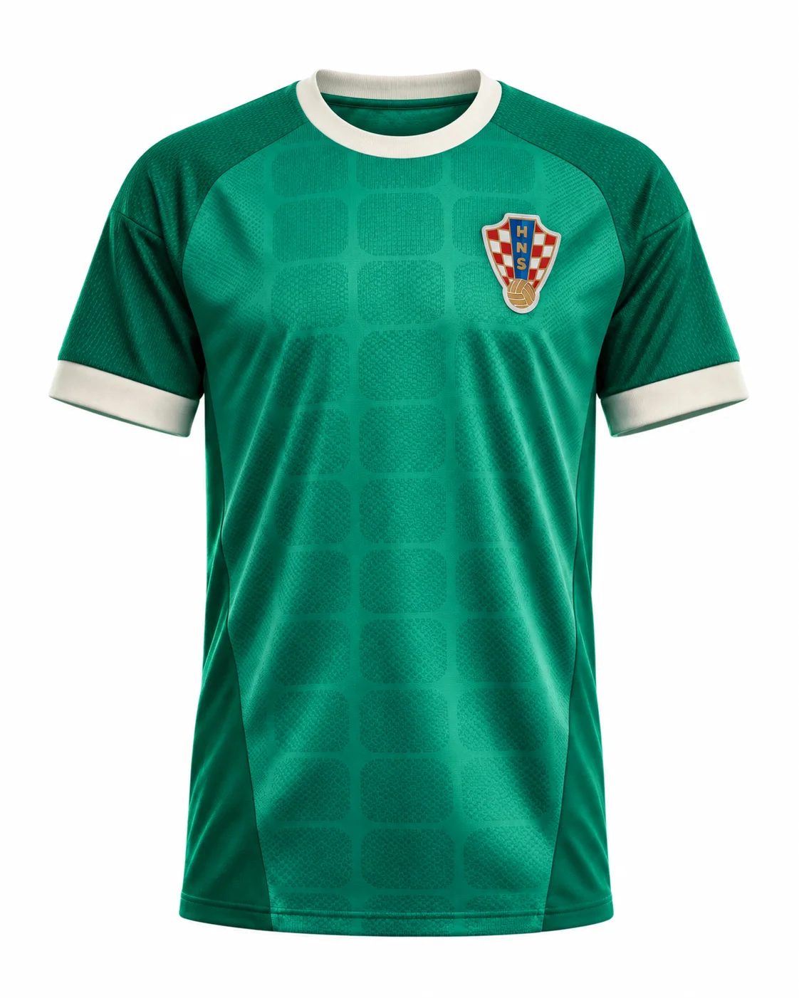 Kroatien 26-27 Heim-Fußballtrikot Rot-Weiß Kariert für Herren Kurzarm Rundhals Fußball-Trainings- und Freizeitkleidung – Detail 4