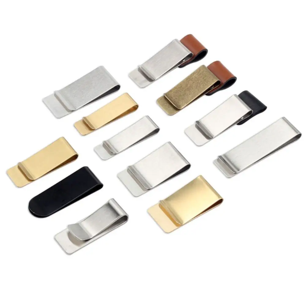 1Pc Student Stationery Business Stainless Steel High Quality Notebook Pen Holder Loose Leaf Memo Clip Pencil Clip Notebook Clip