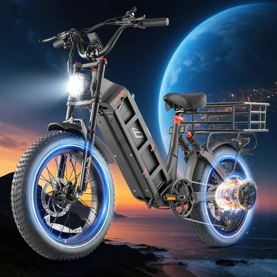 2026 5400W Juliet Pro 2 Electric Bike for Adults 43MPH Dual Motor 70Ah Ebike 200Miles Long Range Electric Bicycle, 20'' F