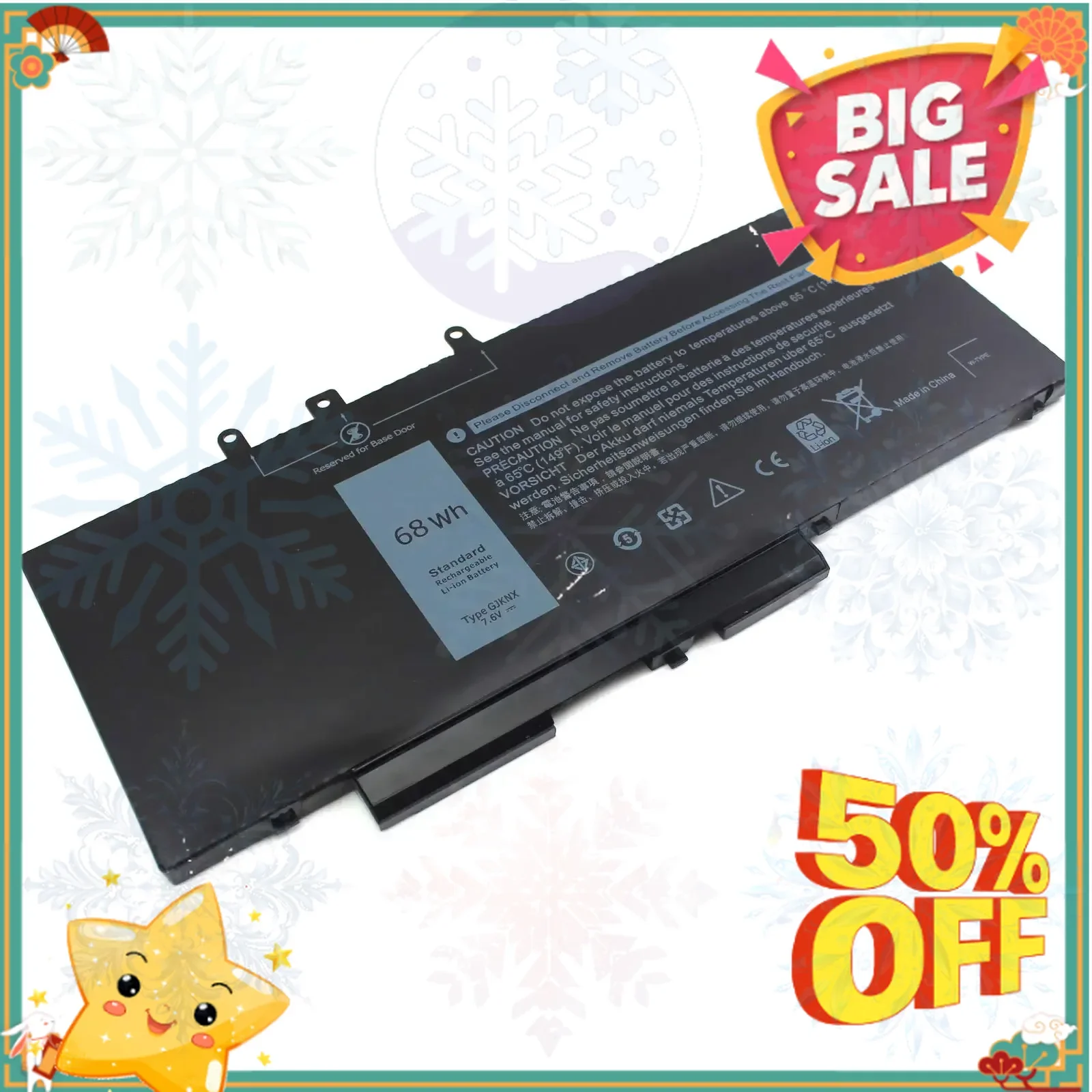 SWZY Laptop Battery Compatible for Dell GJKNX Latitude 5480 5580 5490 5580 E5480 E5580 E5590 E5490 Precision15 3520 M3520 GD1JP
