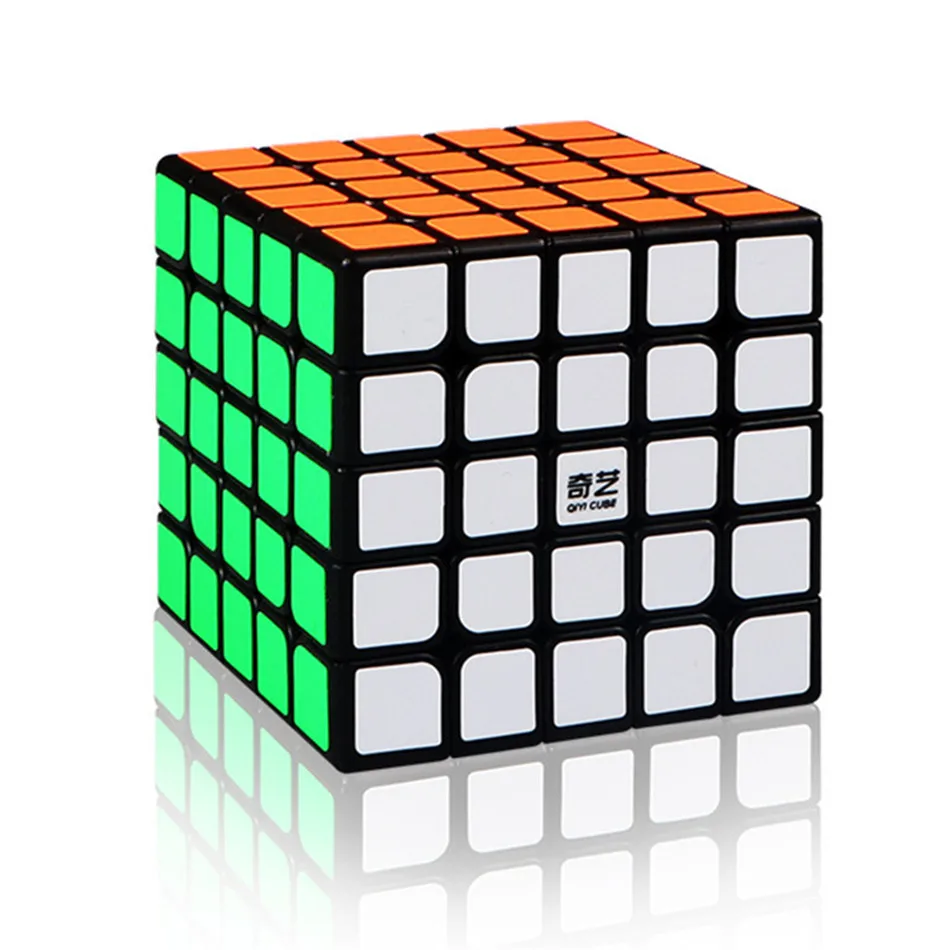 

[ECube] Qiyi 5x5 Cube Qizheng S 5x5x5 Magic Professional Speed Cube Stickerless Anti-stress Toys for Children Cubo Magico Gifts