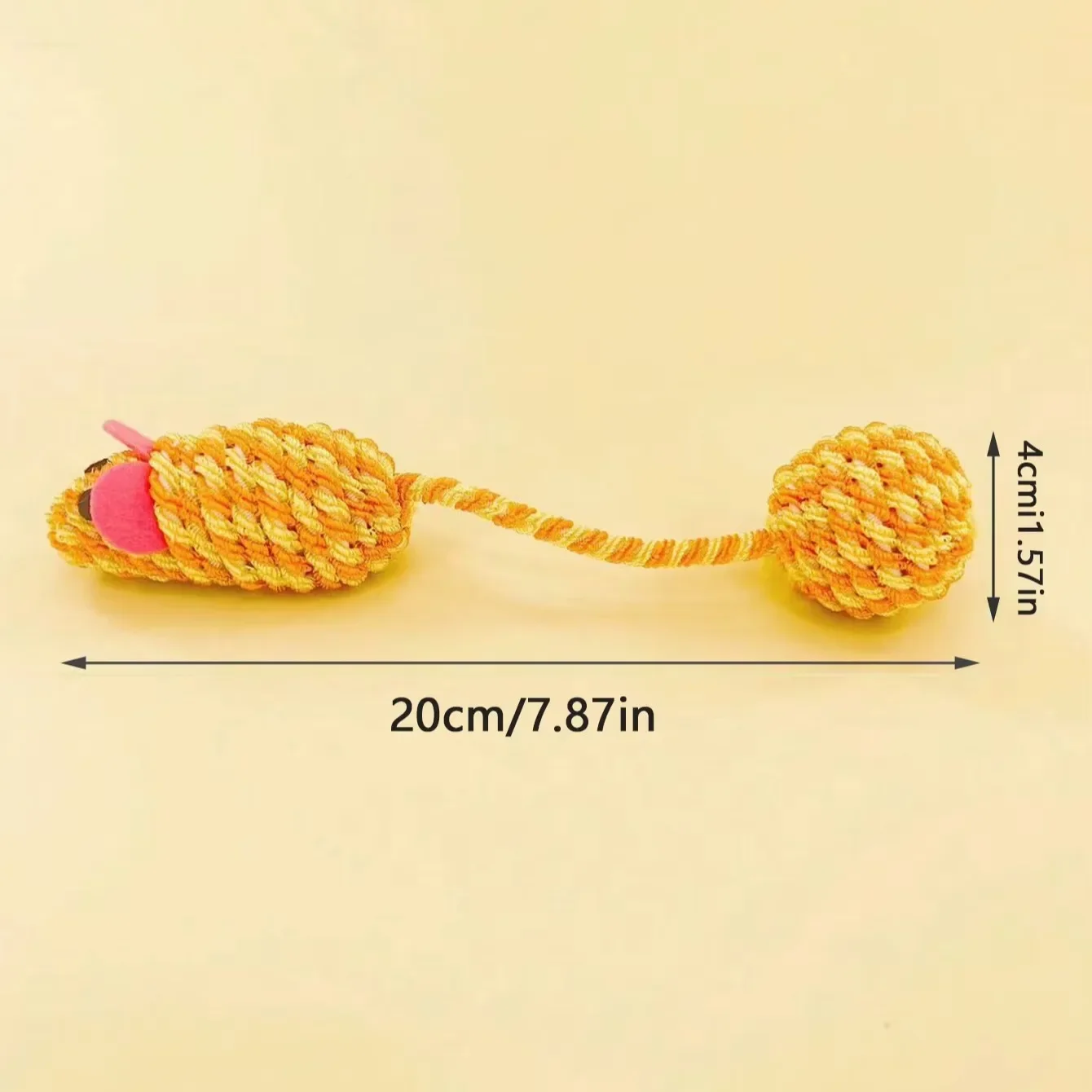 1PC Pet Cat Toy Knitting Mouse Tail Ball Teasing Cat Toy Rustling cosas para gat Cat Play Toy
