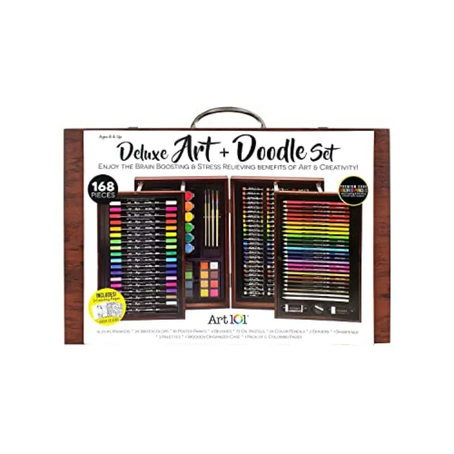 

Набор для творчества и рисования Art 101 Deluxe, разноцветный, 168 предметов, 53168