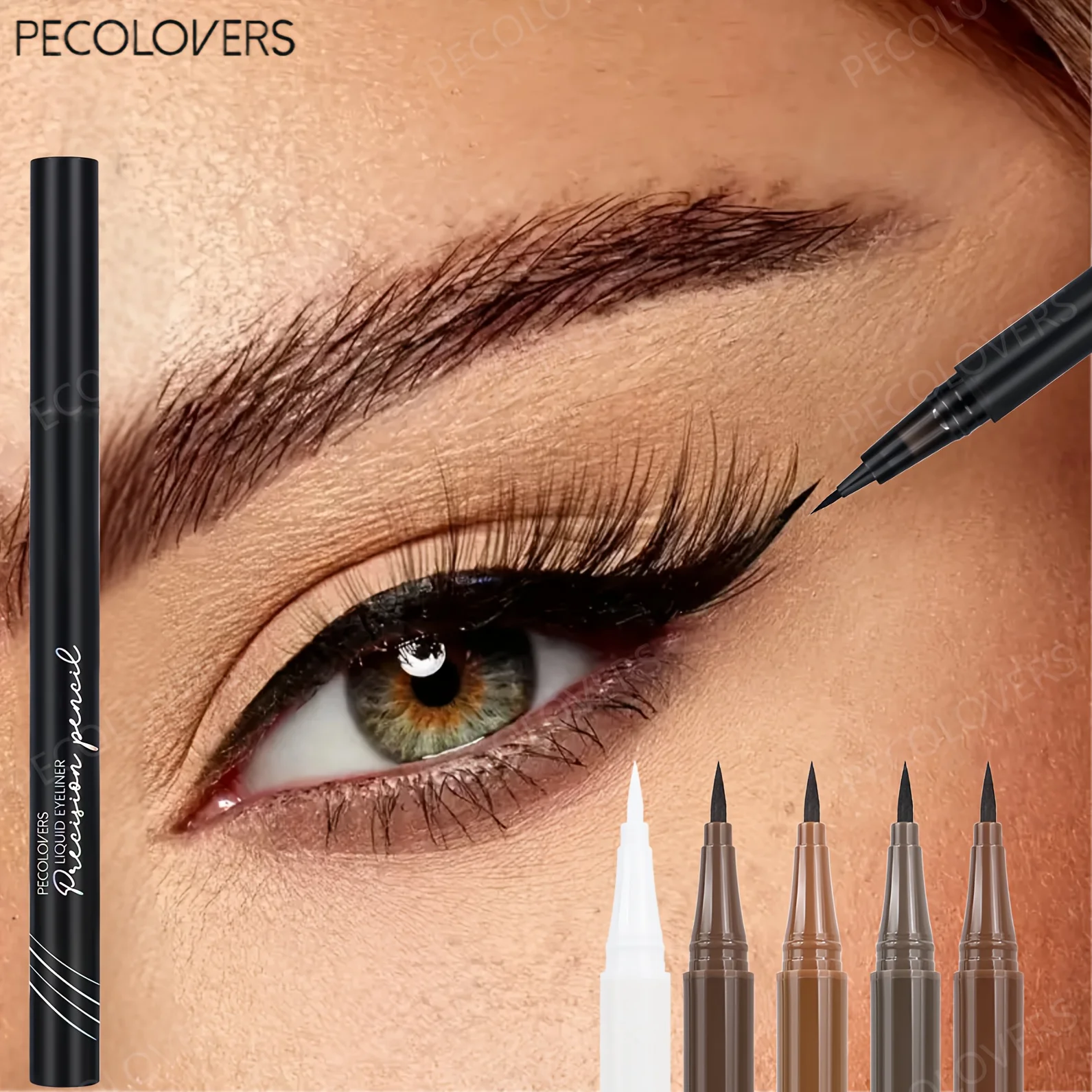 Langanhaltender flüssiger Eyeliner, wasserfest, schweißfest, natürlicher Make-up-Effekt