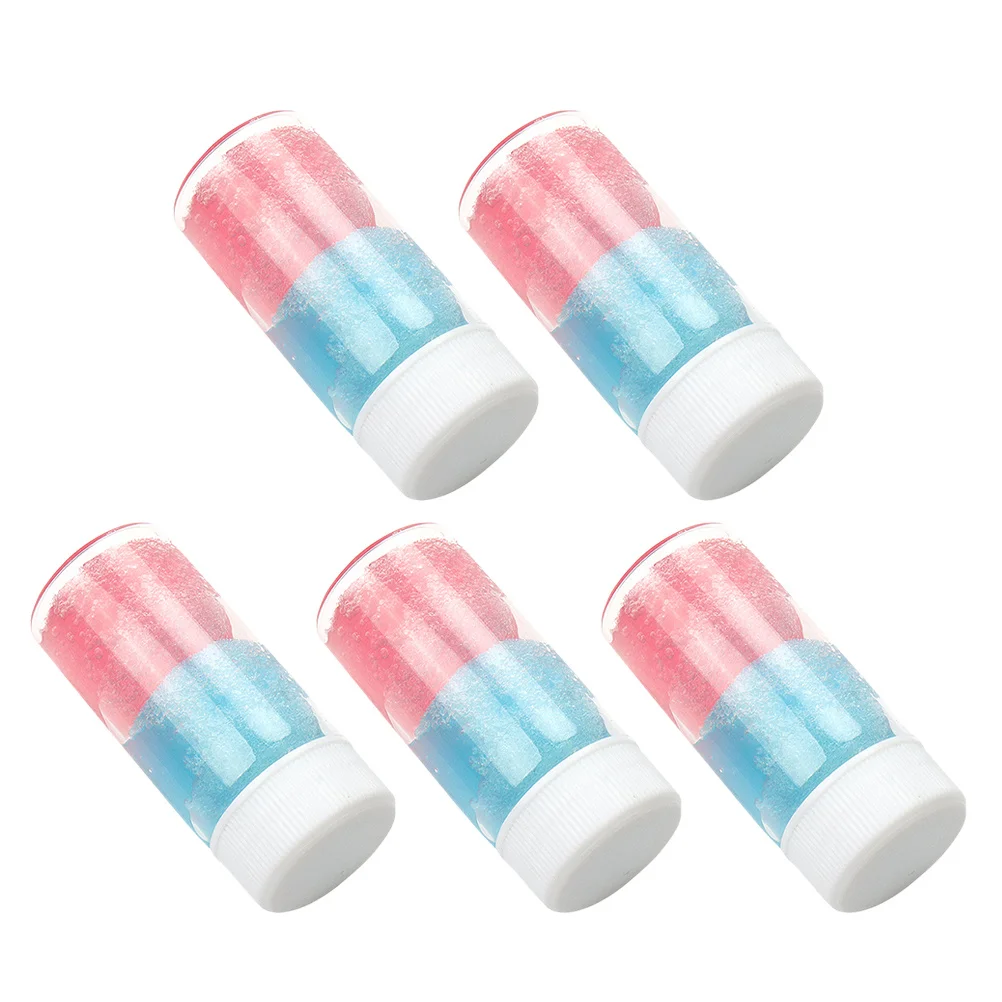 5 pezzi 30 ml liquido per pulizia ciglia set di ricarica di grande capacità per estensione ciglia bigodino forniture pinzette liquido per pulizia