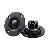 2 unids/lote 52MM 6 Ohm 30W cúpula película de seda Tweeter altavoces ABS titanio agudos Audio altavoz portátil radiador de aluminio