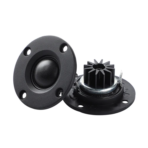 2 unids/lote 52MM 6 Ohm 30W cúpula película de seda Tweeter altavoces ABS titanio agudos Audio altavoz portátil radiador de aluminio