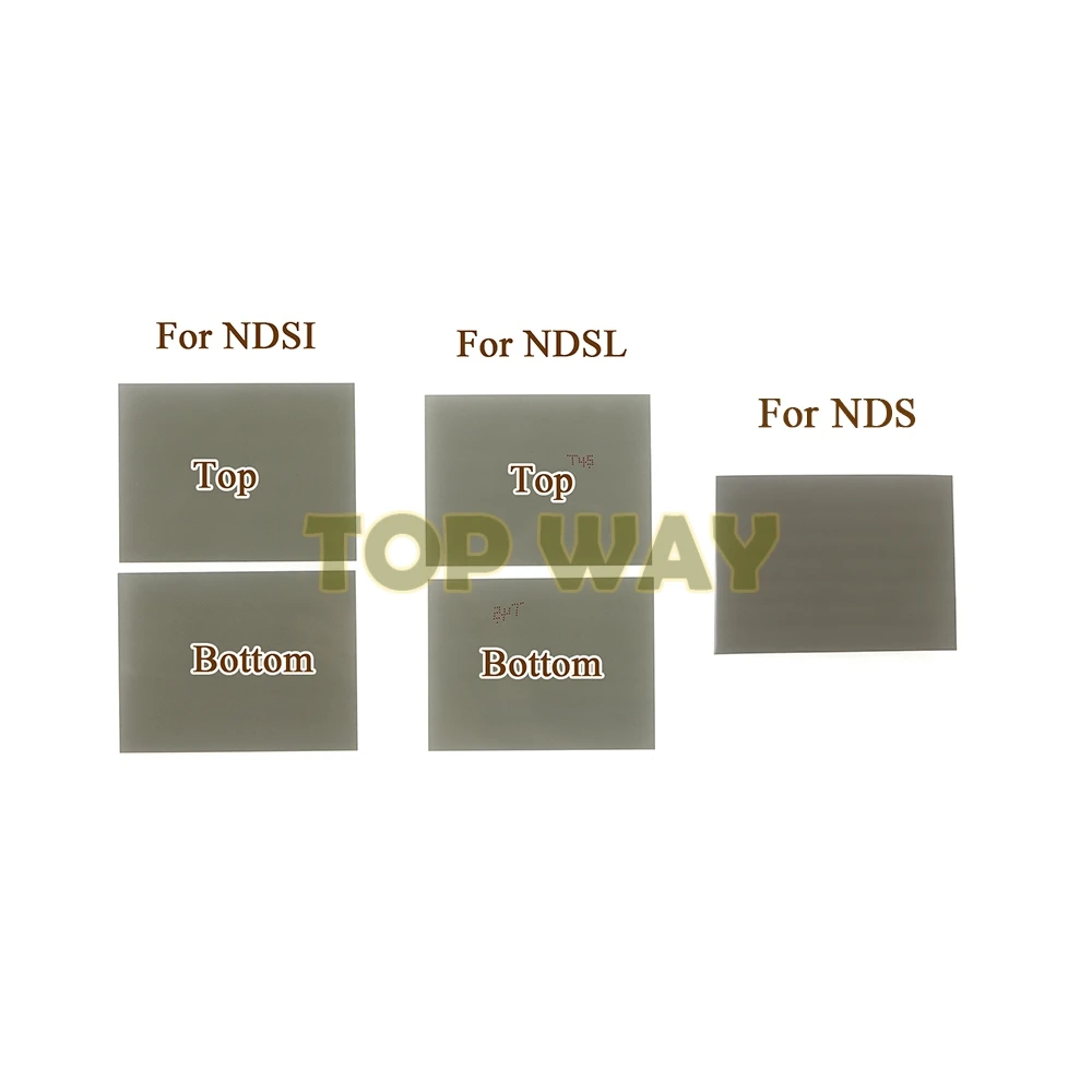 100PCS Polarized Polarizer Filter Film Sheet For NDS NDSL NDSI Top Bottom Backlit Screen Modify Part Polarizing film