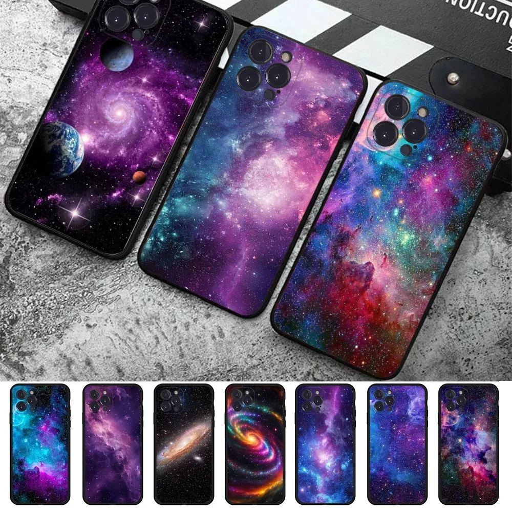 Universe Galaxy Phone Case For IPhone 15 14 11 12 13 Mini Pro XS Max Cover 6 7 8 Plus X XR SE 2020 Funda Shell