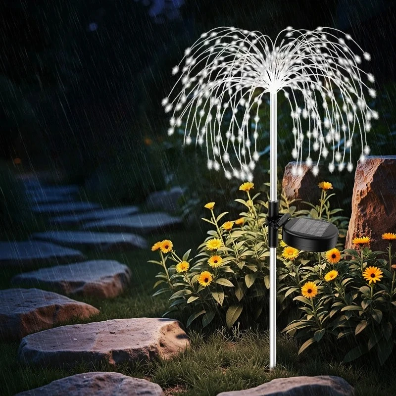 Garden Decor Solar Pathway Lights Outdoor Waterproof Firework Fairy Lights for Patio Lawn Yard Walkway Solar Outdoor Light