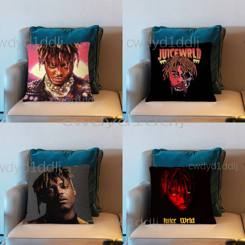 

Rapper J-Juice W-Wrld Pillow Case Cover Square Sofa With For Pattern Comfortable Cushion suitable Of Room