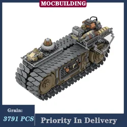 MOC Space Movie Transport Vehicle Tank Track Treadable Model Building Block Assembly Boys' Collection Toy Gifts