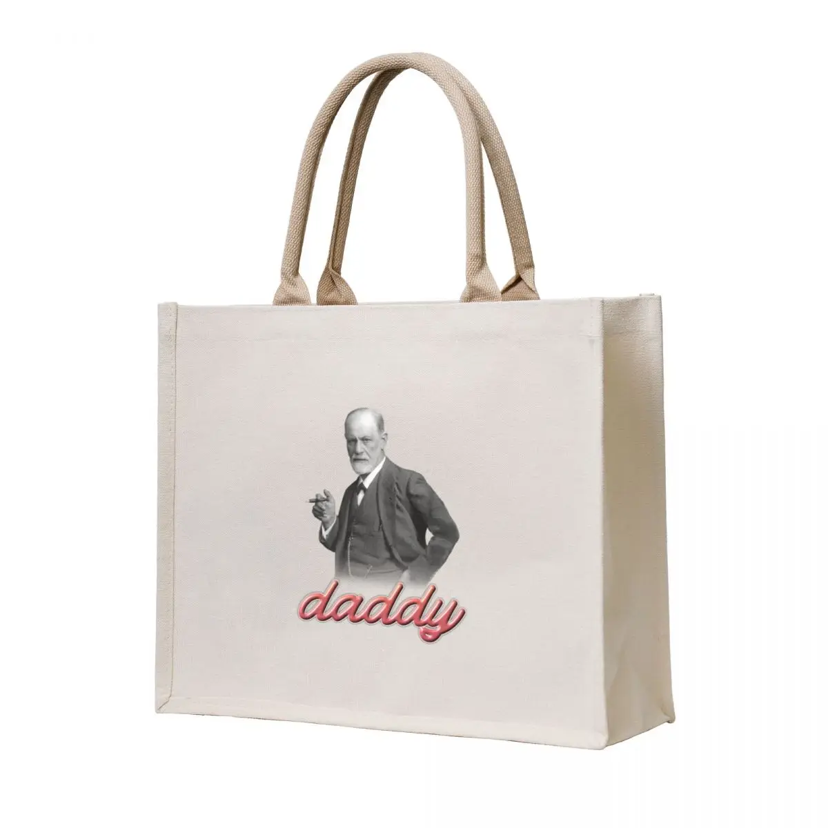 

Sigmund Freud daddy psyhology design Tote Bag hand bag Canvas stote bag women tote woman