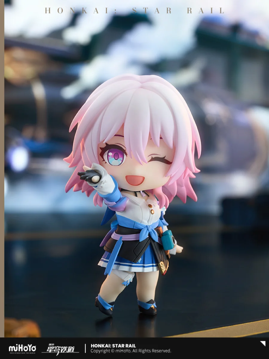 10Cm Mihoyo Gsc Nendoroid Honkai: Star Rail March 7Th Game Action Figure Collectible Doll Garage Kit Model Toys Gift