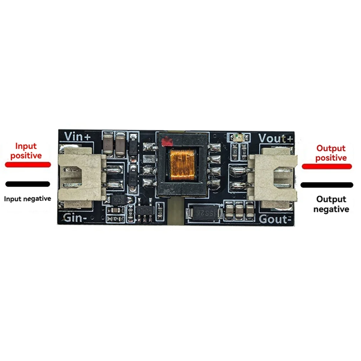 Módulo de alimentación aislado DC-DC de 5W con cables terminales XH2.54 amplio voltaje 3-36V a 12V circuito de alto rendimiento de alta potencia-Sunrise