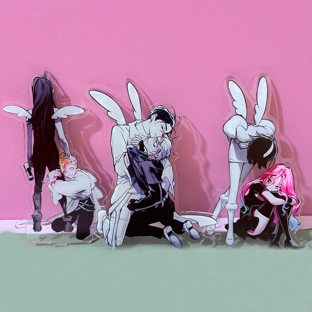 Anime ALIEN STAGE IVAN&TILL MIZi&SUA Figures Acrylic Stand Model Action Figure Desktop Ornaments Cosplay Props Decor Gifts