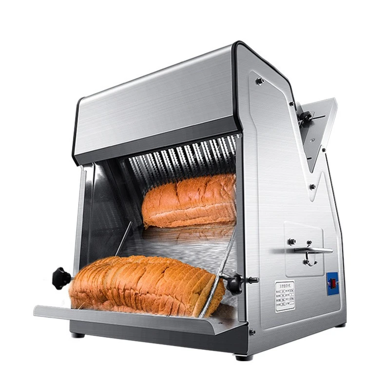 

Bread slicing machine Stainless steel bread square bag sharding machine Commercial toast slicer
