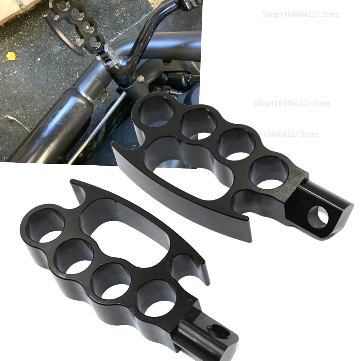 

For Harley Davidson XL883 1200 X48 Dyna Sportster Touring Softail Motorcycle Foot Pegs Footrest Pedals Rest Pad