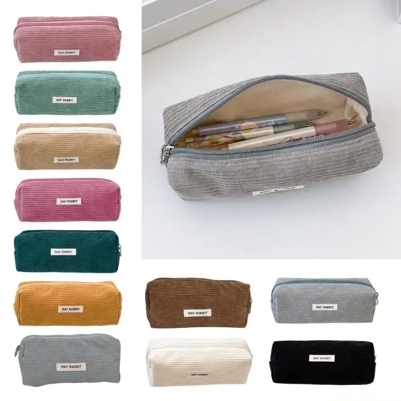 

2 шт., большая емкость, сумки-карандаши на молнии, дорожная косметичка для хранения