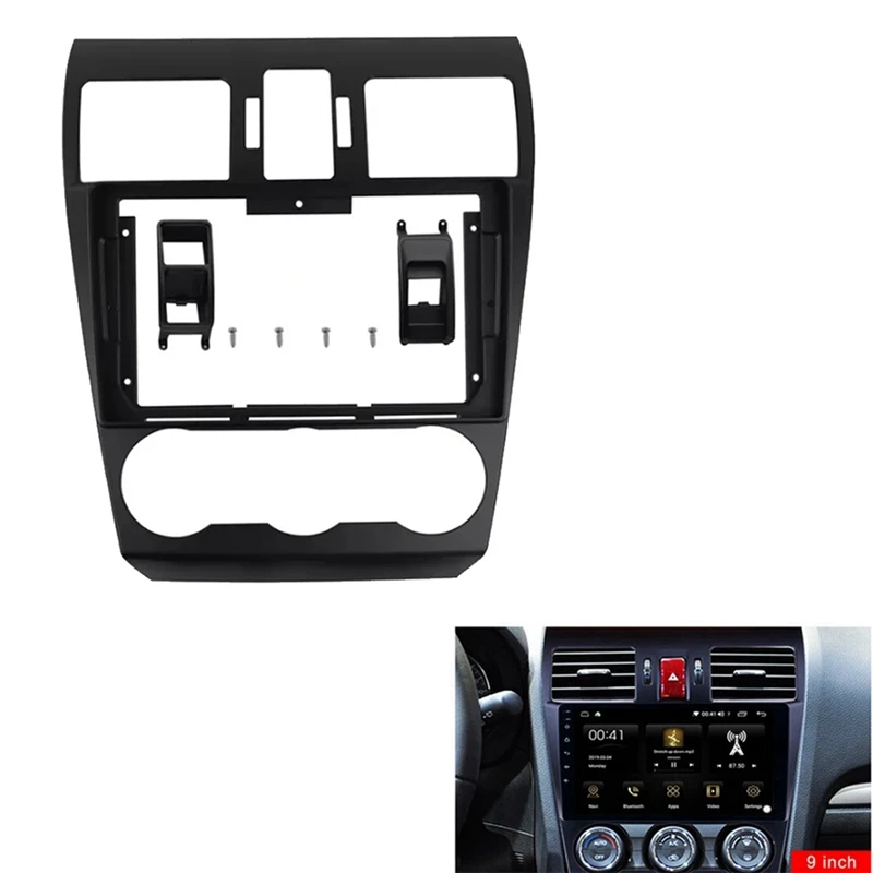 2 قطعة 9 بوصة راديو فآسيا لسوبارو فورستر امبريزا XV كروسريك WRX ليفورج مشغل ستيريو لوحة داش جبل عدة الإطار
